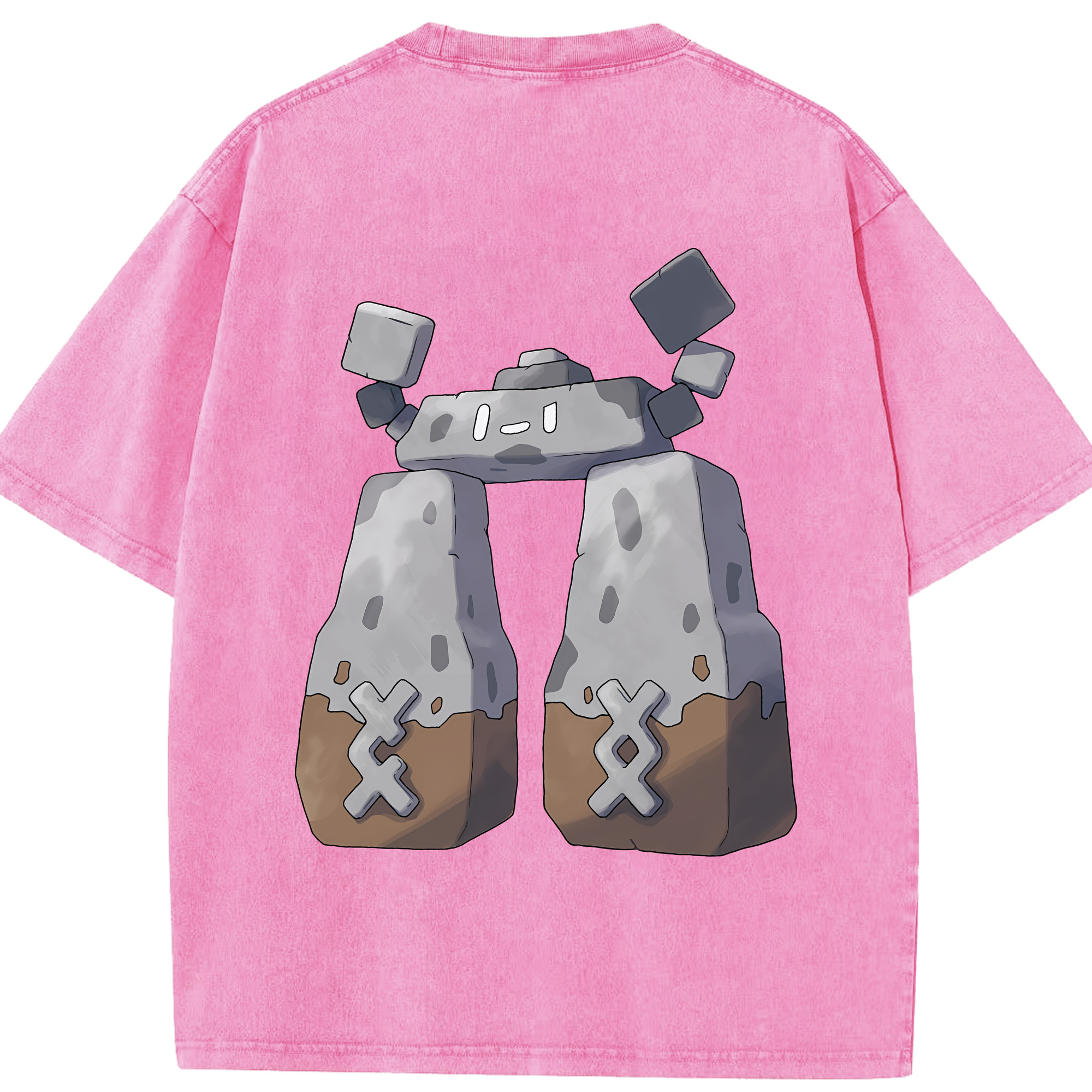 （画像用） ポケットモンスター Pokémon 綿100% ヴィンテージ風 半袖Tシャツ（背面プリント）
